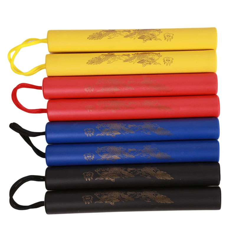 Nunchakus de espuma de artes marciales para niños, cadenas de cuerda de plástico, Nunchaku, Kung Fu, Wushu, Nunchakus de entrenamiento para principiantes