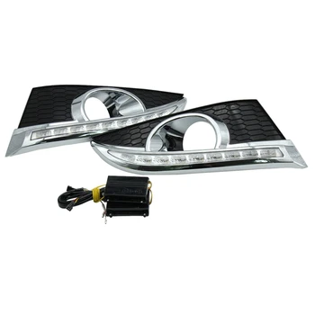 

2Pcs for Chevrolet Kopac 2011-2013 Daytime Running Lights LED Daytime Running Lights Car Front Fog Lights