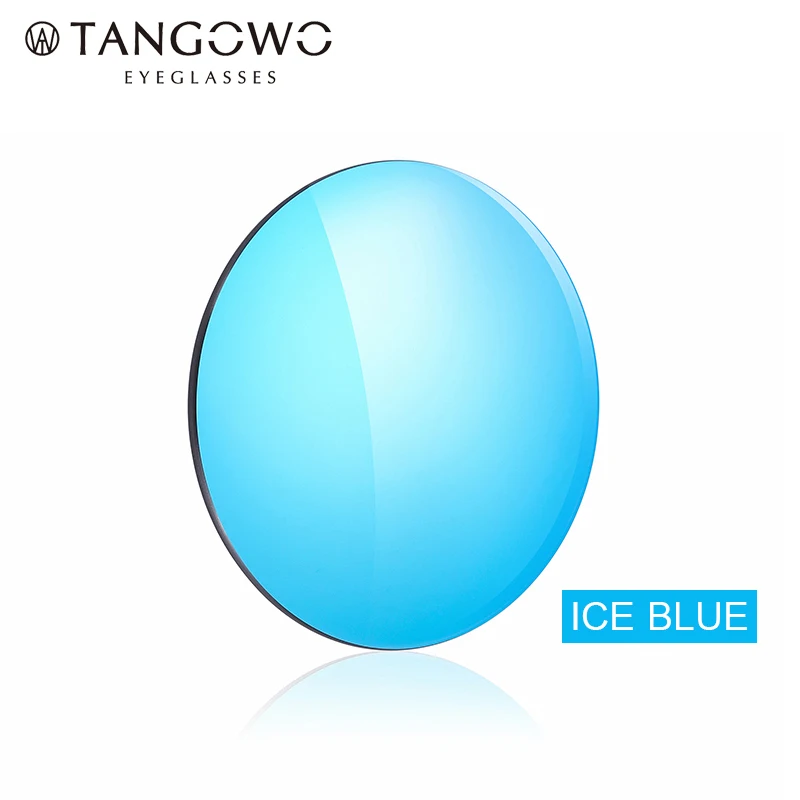 Ice Blue 1,56 1,61 1,67(-0,50~-8,00) поляризационные CR-39 по рецепту из смолы Асферические стекла линзы близорукость солнцезащитные очки покрытие линз Lentes - Цвет линз: Ice Blue