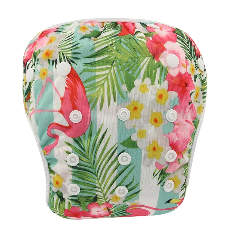 Eco-Friendly Reusable Baby Swim Diapers Easy-Wash Adjustable Swim Diaper Soft Breathable Waterproof Wear for Baby & Newborn