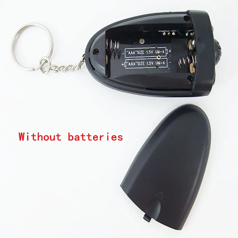 Mini Professional Alcohol Meter Analyzer Key Chain Portable Red Light LED Flashlight Alcohol Breath Tester Breathalyzer