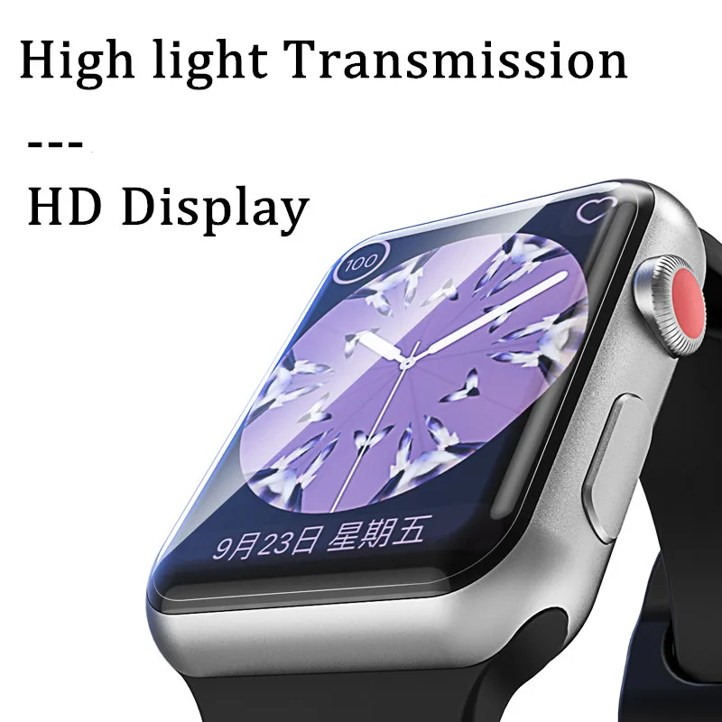 Защитная пленка для экрана с полным покрытием для iWatch 4 40 мм 44 мм Гидрогелевая Защитная пленка для Apple Watch 3 2 5 38 мм 42 мм(не стекло