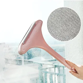 

2 In 1 Window Cleaner Spray Dry Scraper Feature Atomizing Nozzle Bottle Wiper Microfibre Cloth Pad Kit Car Glass Clean Brush #15