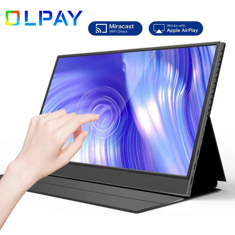 Wireless Ultra HD Screen 10 Point Touch Portable Monitor 15 Inch Gaming Display For Tiktok Live Show PS4 Computer | Компьютеры и офис