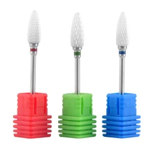 Пуля керамическая дрель для ногтей головной Бур электрическая машинка для маникюра машина аксессуар инструменты для дизайна ногтей Электрический Маникюрный резак пилка для ногтей