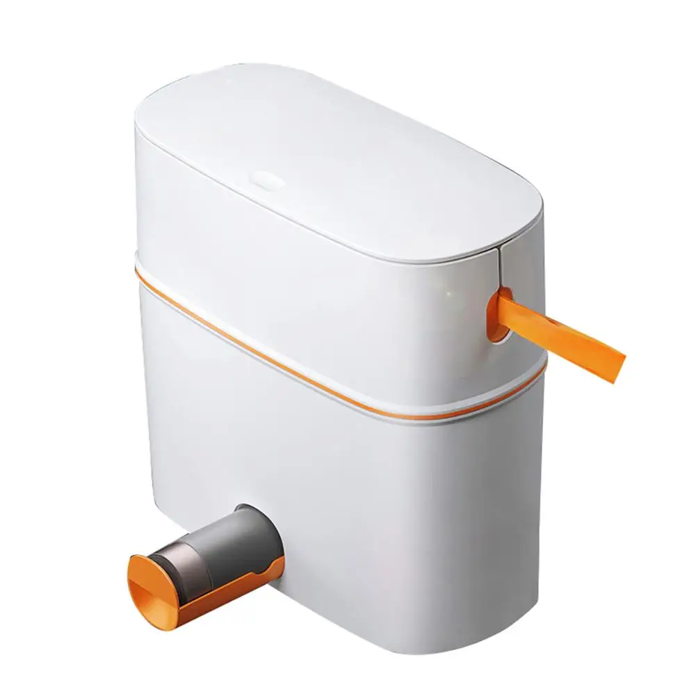 Kitchen Trash Can With Lid Portable Automatic Packing Waste Bin For Kitchen Toilet Bathroom Living Room|Waste Bins| - AliExpress