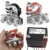 1 Пара 12V 24V Automotive Car Top Post Battery 3 Way Клеммы Провода Кабельный Зажим Клеммные Разъемы Автомобильные аксессуары