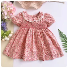 Женский со сборками, платье для малышей, платье принцессы для малышей, вечерние платья на день куклы, Детская школьная одежда для свадьбы