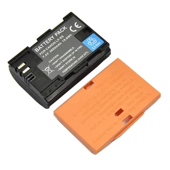 

LP-E6 Portable 7.4V 2650mAh Large Capacity Lithium Battery Pack Professional For Canon EOS 6D 80D Digital Camera Drop Shipping