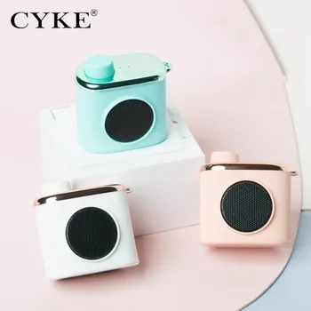 

CYKE Brand Camera Shape Mini Bluetooth Speaker CM-2 Small Speaker Macarons Retro Stereo Sound Portable Bluetooth Speakers