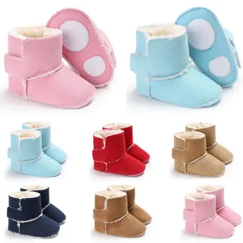 

Baby Girl Boy Snow Boots Winter Booties Infant Toddler Newborn Crib Shoes 0-18M
