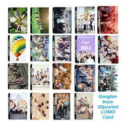 30 шт./компл. Мода Kpop bangtan boys Фотокарта фотоальбом карты Высокое качество HD четкую картинку для вентиляторы коллекция bangtan boys