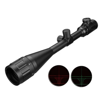 

6-24X50 Scope Adjustable Green Red Dot Light Tactical Riflescope Reticle Optical Rifle Sight Hunting Scopes Air Gun Tactical