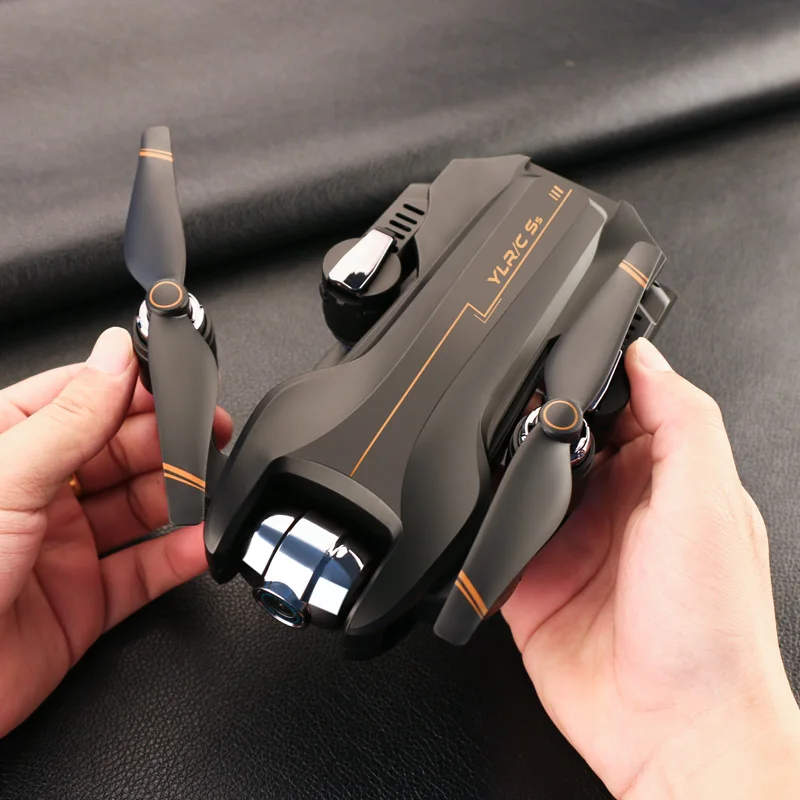 S5 4K Dual Camera Quadcopter Drone With Camera Foldable Quadcopter With Optical-Flow Adjustable Ang