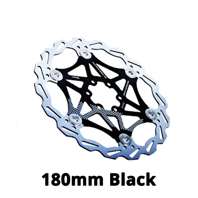 180mm Black VXM тормозной ротор 6 Болт диск 160 мм 180 мм 203 мм MTB горный велосипед плавающий диск Аксессуары совместимый RT86 RT56 RT26 - Цвет: 180mm Black