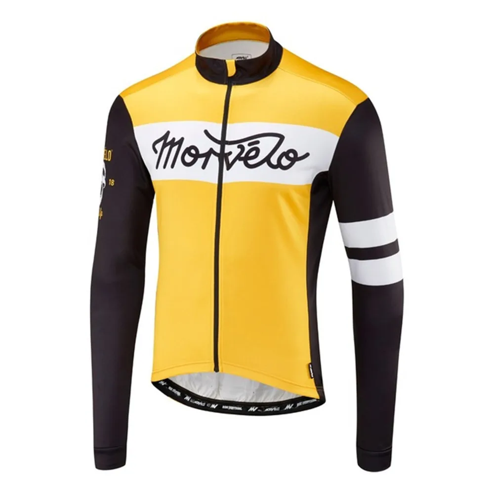 winter 17 Morvelo, зимние велосипедные топы, гранулированный термальный флис, велосипедная футболка с длинным рукавом, Мужская одежда, профессиональная команда, велосипед, Майо, Ciclismo - Цвет: winter 17
