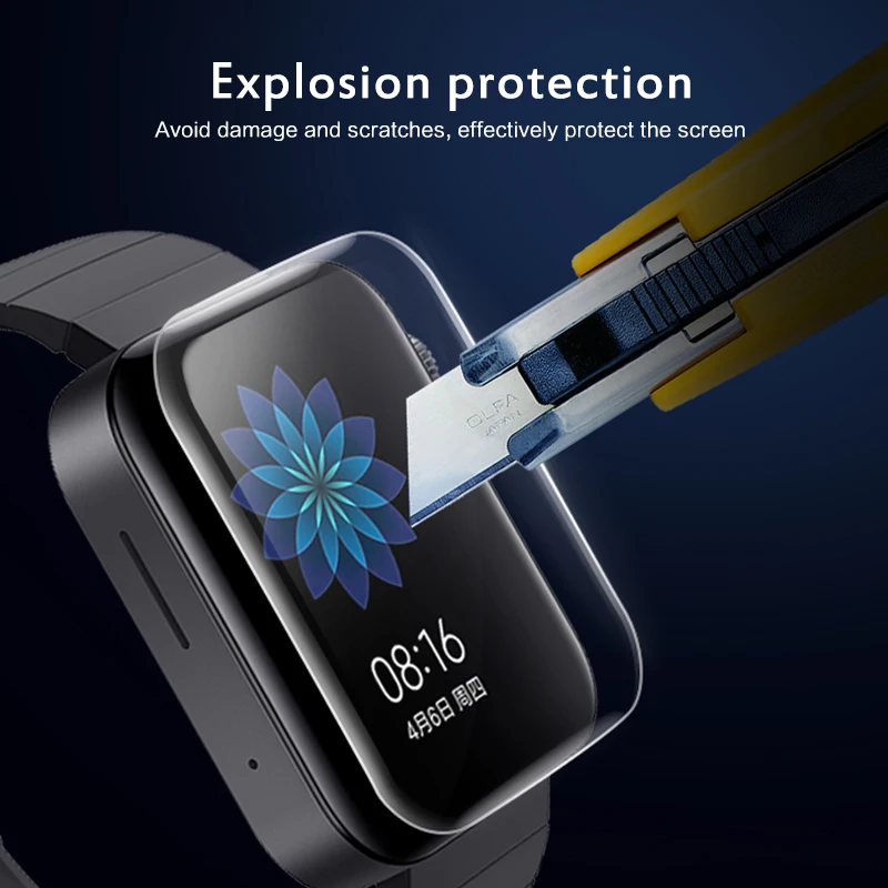 Мягкий TPU HD прозрачная защитная пленка для Xiaomi Watch Smart Watch полная защитная крышка для экрана не защитная пленка из закаленного стекла