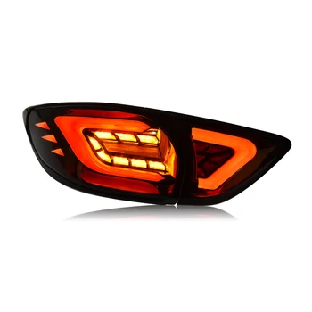 

4Psc Car Styling LED Tail Lamp for Mazda CX-5 Tail Lights 2013-2016 for CX-5 Rear Light DRL+Turn Signal+Brake+Reverse LED light
