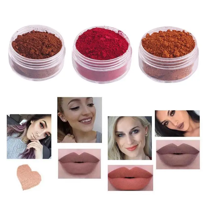 Colorful DIY Lip Gloss Powder Material 1g Lipstick Lipgloss For DIY Pigment Make Pigment Makeup Powder Tools Powder Comesti C5P7