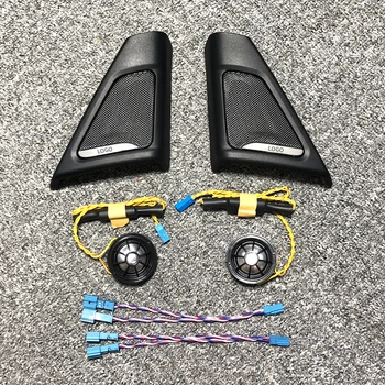 

Car front door speaker For BMW F10 F11 series high quality audio trumpet tweeter cover head treble horn frame decoration trim