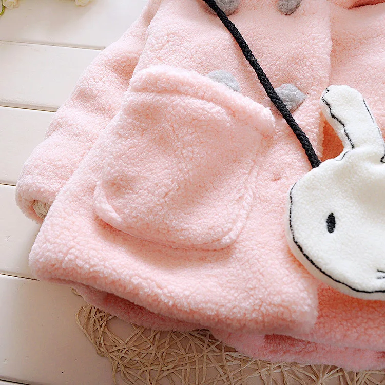 Childrenswear Winter New Style Girls Thick Furry Coat Infant Korean-style Cotton-padded Clothes