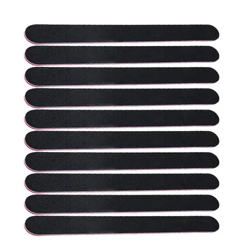 

10pcs Black Nail Files Double-Sided Polishing Block Manicure Tools EVA Red Heart Sanding Block UV Gel Polisher Tool TY