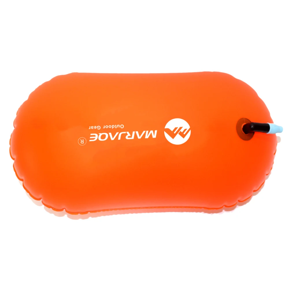 2pcs Swim Buoy Safety Tow Float for Adults - Waterproof & Inflatable - Perfect for Open Water Swimming Training