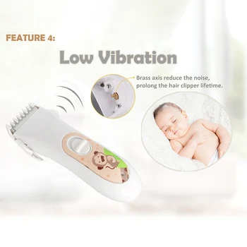 

Popular Barber & Infant Electric Hair Clipper Quiet USB Rechargeable Shaver Cutting Child Haircut for Baby Hair Cutter Home Use