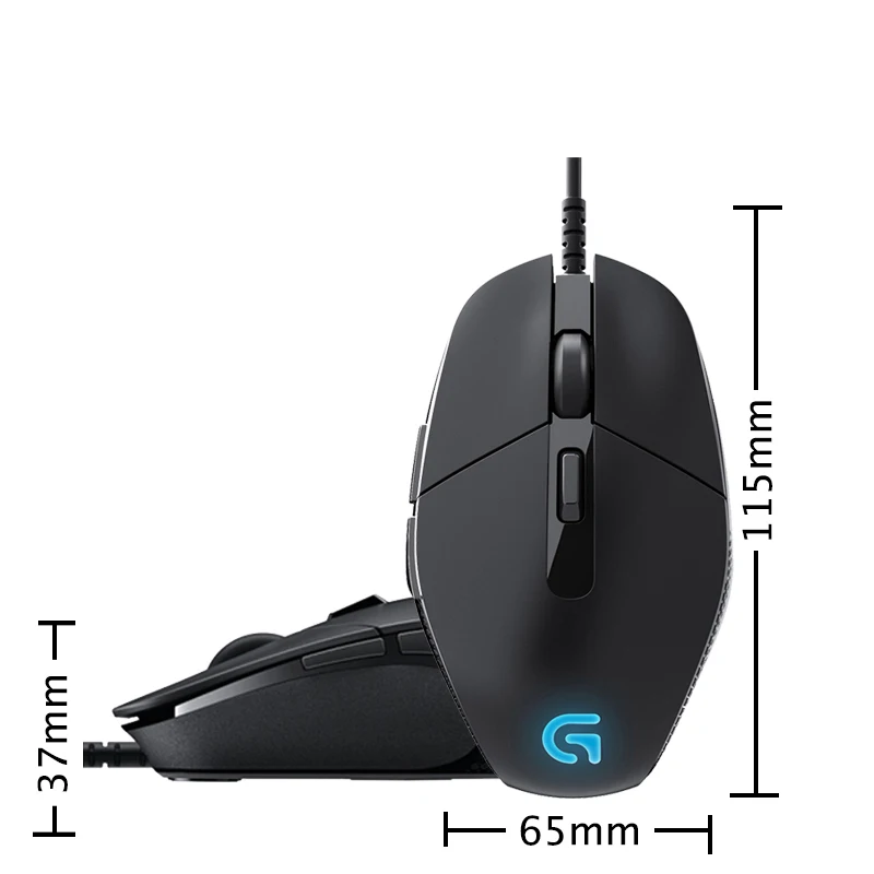 Logitech G302 Проводная игровая клавиатура Мышь Поддержка офисные Тесты для ПК игры Windows10/8/7/Vista с дыхание светильник 4000 точек/дюйм USB Интерфейс