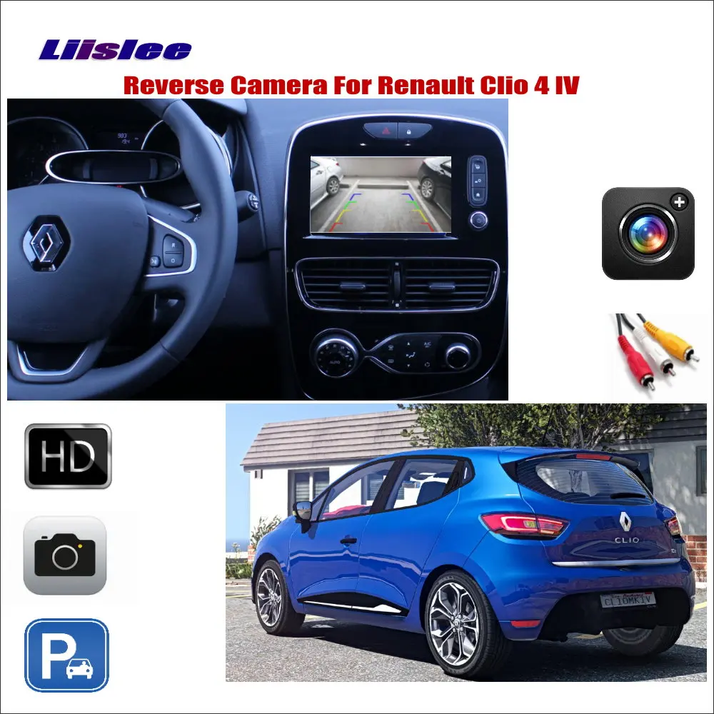 Автомобильная камера заднего вида для Renault Clio 4 IV 2012 ~ 2018 2019 совместимая с