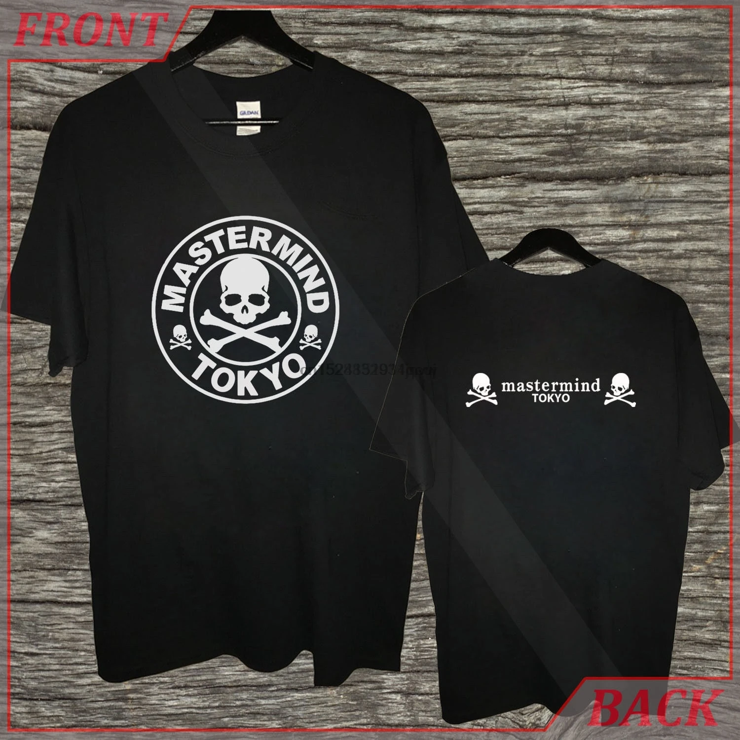 Mastermind TOKYO SIVER dust printed Black tee All Size shoft shirt |