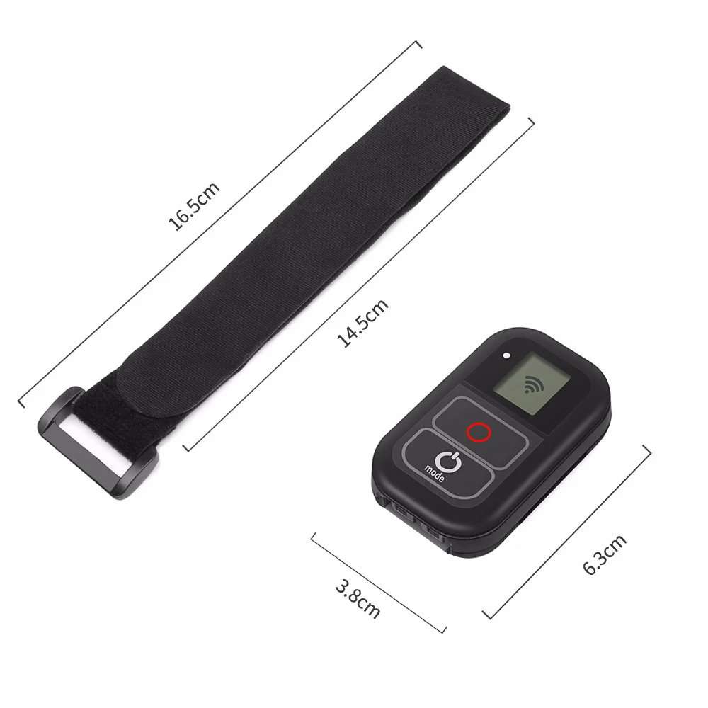 MountDog для GoPro Hero 7 6 5 водонепроницаемый Wifi Пульт дистанционного управления защитный чехол для Go Pro 4 3 Аксессуары Session