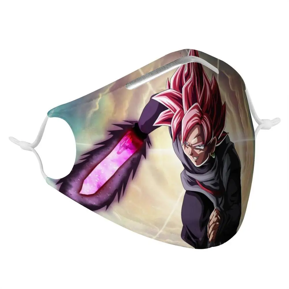

Custom Pattern Dragon Ball Reusable Mouth Face Cover Comfortable Anti-Dust Anti-saliva Anti Infection Filter Windproof
