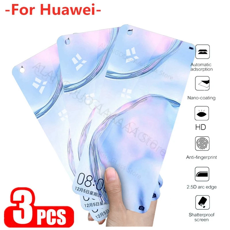 3-1 шт. Защитное стекло для экрана hauwei p40 huawei p30 p20 lite mate 30 p smart 2019 закаленное |