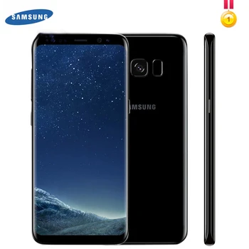 Перейти на Алиэкспресс и купить Samsung Galaxy S8 G950F G950U NFC глобальная версия оригинальный LTE GSM мобильный телефон Восьмиядерный 5,8 дюйм12MP RAM 4 Гб ROM 64 Гб Exynos