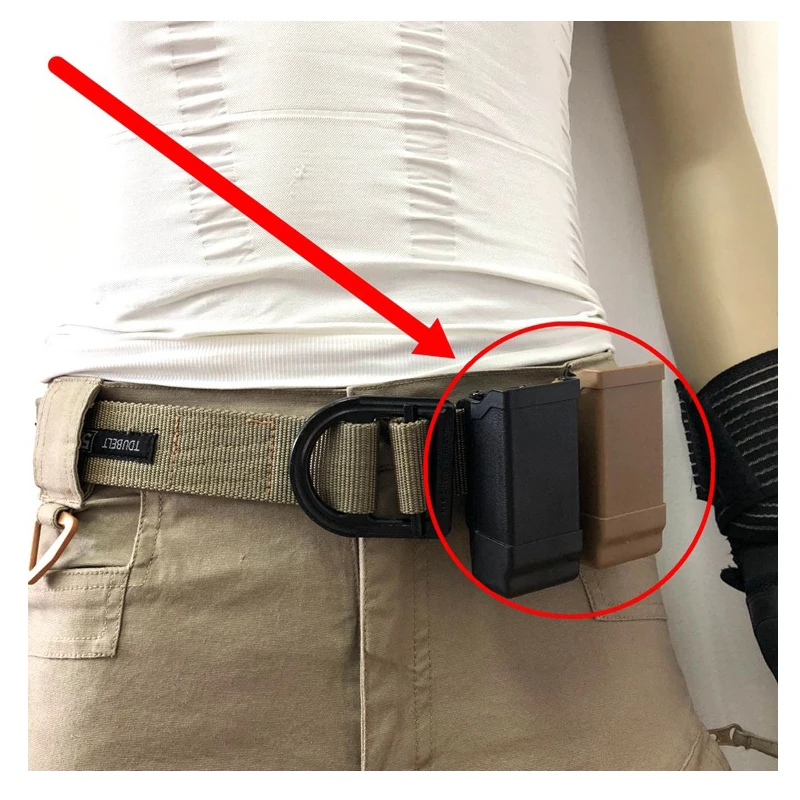 CQC двойной Стек журнал кобура Mag Чехол Держатель для Glock 9 мм до. 45 Калибр