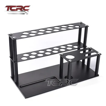 

TCRC Aluminum Alloy Storage Rack Screwdriver Tools Bracket Scissors Pliers Knife Storage Holder Tool Socket for RC Model