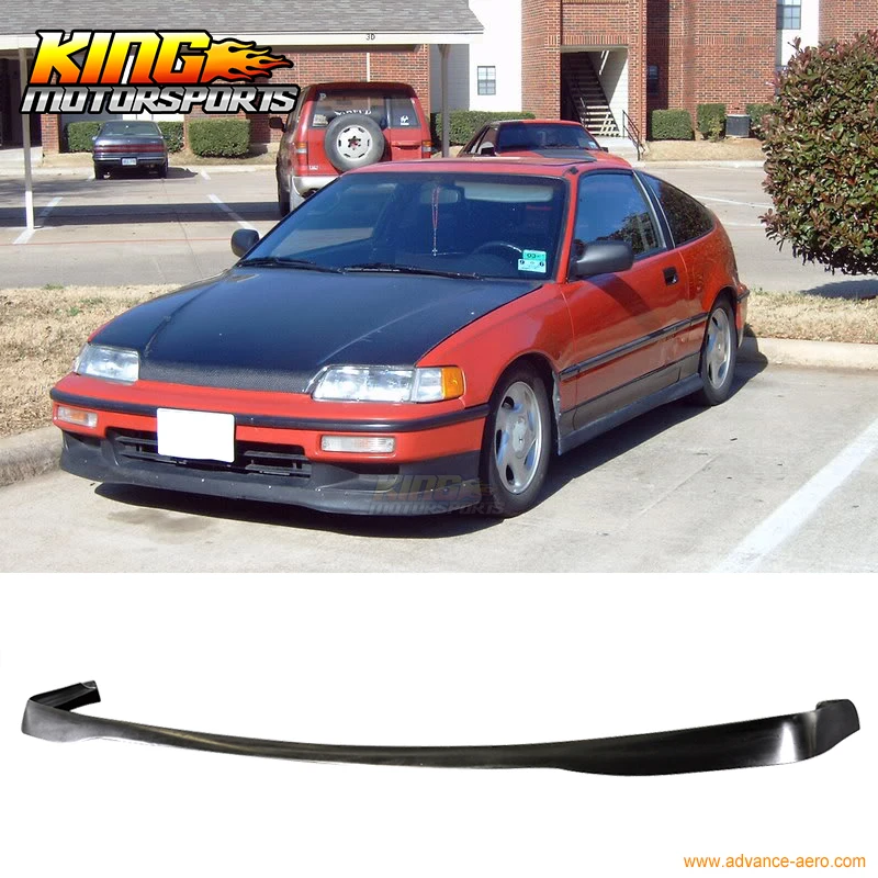 Fit For Honda Crx Si 1990 1991 Sir T R Style Front Bumper Lip Spoiler Poly Urethane Global Free Shipping Worldwide Bumper Lip Spoiler Front Bumper Lipbumper Lip Aliexpress