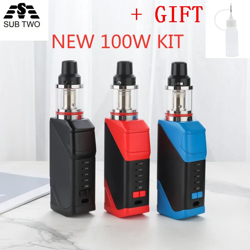 Боксмод для электронной сигареты SUB TWO100w комплект вейпа 30 60 80 100w аккумулятор 2200