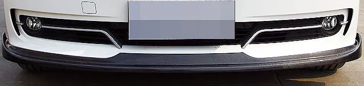 H style REAL CARBON FIBER FRONT SPOILER SPLITTER FOR BMW F30 3-SERIES SEDAN 320i 328i ..  2012UP