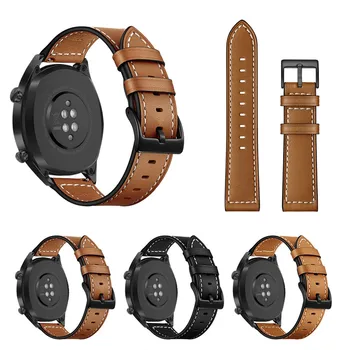

Replacement Leather Watch Band WristStrap For Huawei Watch GT For Honor Watch Magic Belt Wristband Smart Accessories