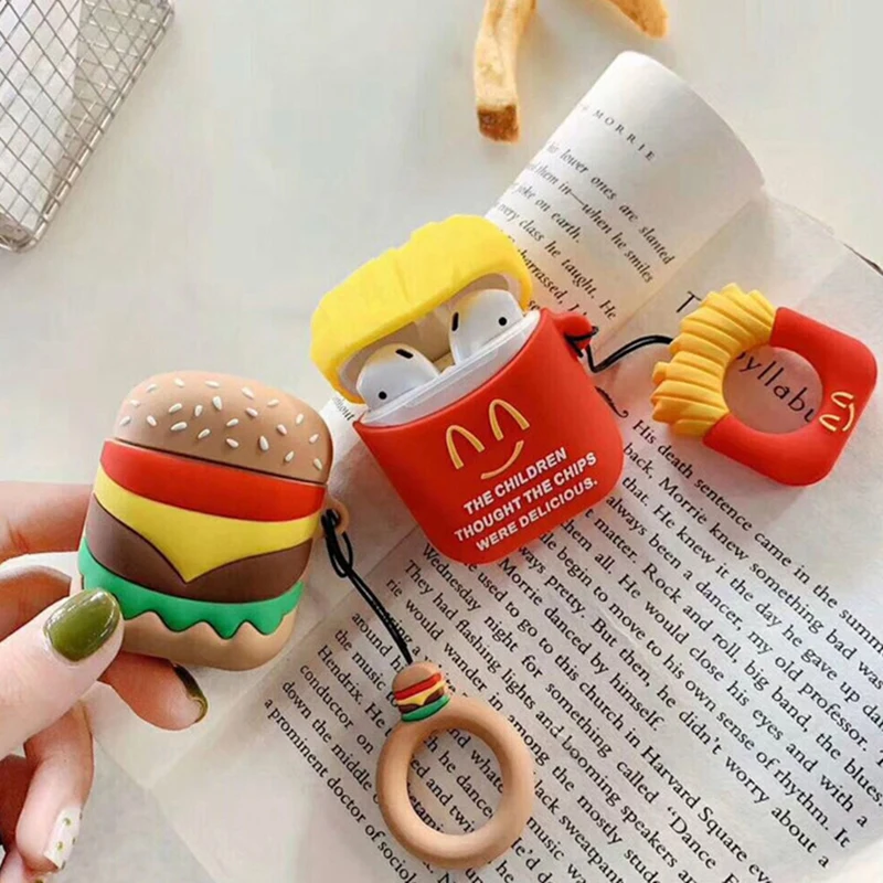 

Soft Silicone Case For Airpods Case Shockproof Earphone Protective Cover Waterproof fundas for airpods 1 2 Headset Accessories