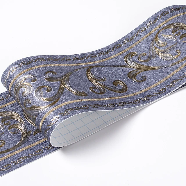 Self Adhesive 3D Waterproof Floral Wallpaper Borders