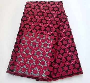 

Latest African Lace With Sequin Fabric Embroidered Tulle Laces Fabric 2019 High Quality French Tulle Lace Fabric For Women dress