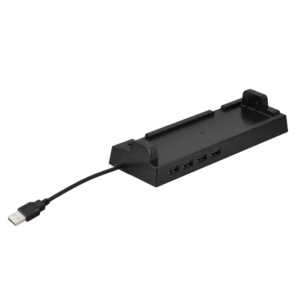 Портативный 4-Порты и разъёмы USB 2,0 Узловая док-станция для N-стойка-переключатель HUB концентратор базы Стенд игры аксессуары легко носить с