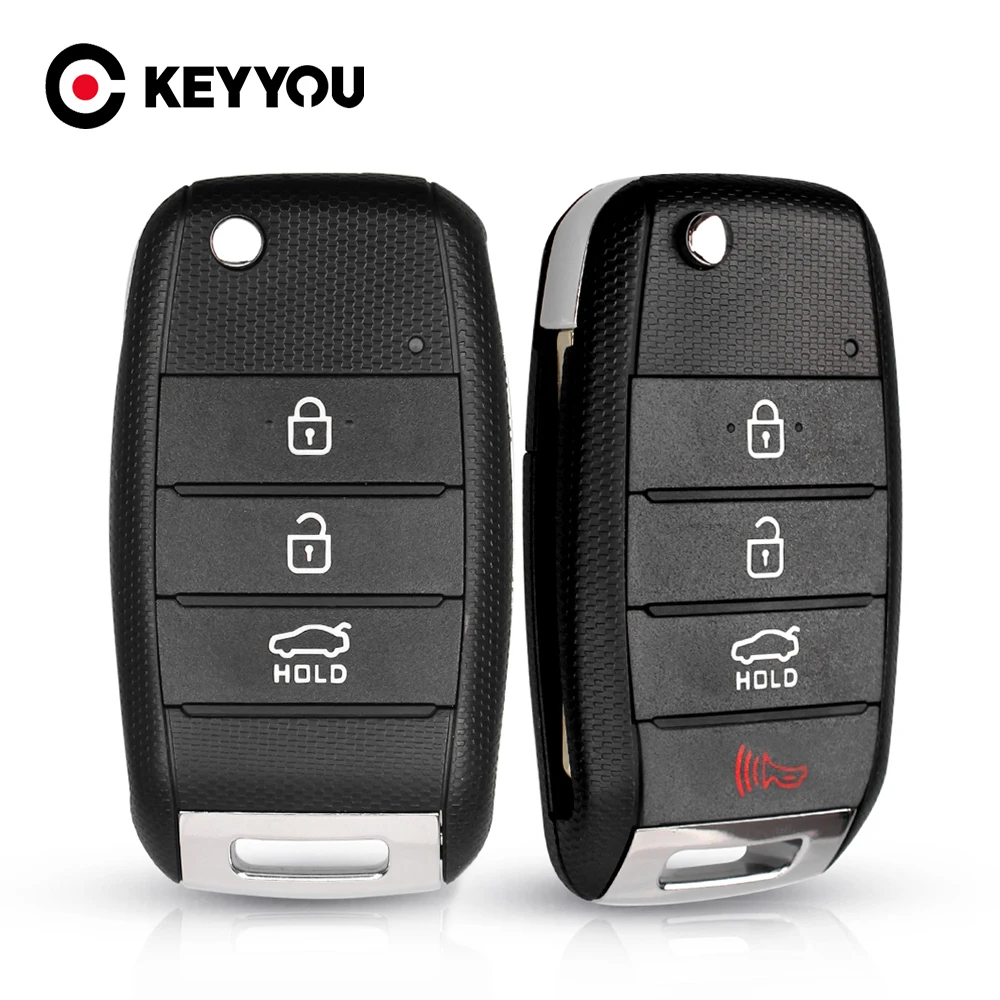 Ключ для автомобиля KEYYOU 3/4 кнопок KIA K2 K3 K5 Rio Sorento Carens Cerato forremote Складной Корпус