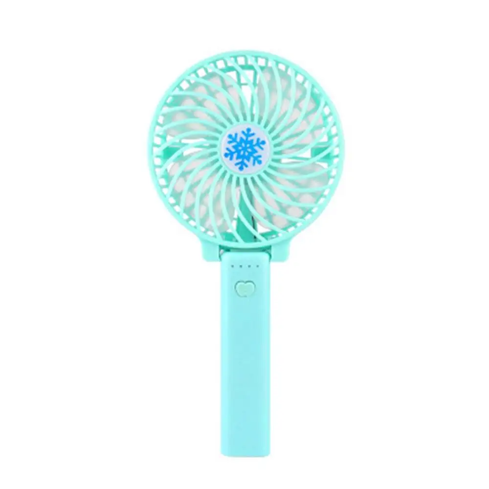 

Portable Electric Fan Hand-held Usb Electric Fan Rechargeable Usb Electric Fan 1200 mAh Mobile Battery Built-in Folding Stand