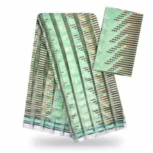 Шелк воск материалы нигерийский шелк шифон ткань африканская ткань Анкара Высокое качество воск принты ткань YB03