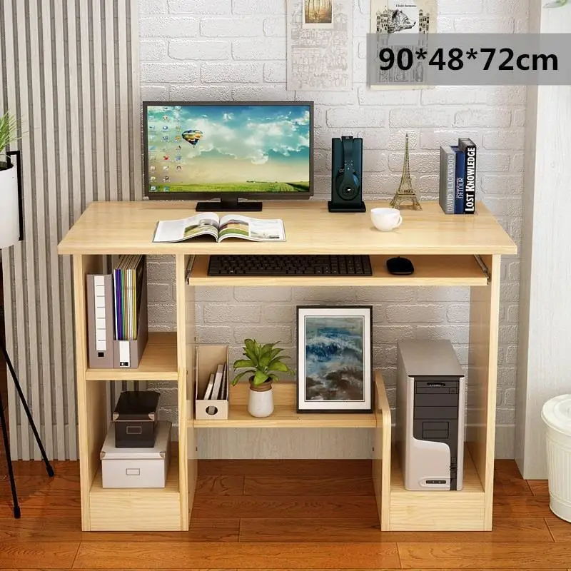 Biurko Малый наколенный стол Tafel Меса Escritorio Scrivania офисные Винтаж Дерево Tablo компьютер, ноутбук стенд стол с книжный шкаф