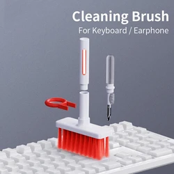 Brosse de nettoyage de clavier d'ordinateur Bluetooth, outil de nettoyage de clavier, dépoussiérage, Kit d'extraction de capuchons de touches pour PC Airpods Pro1 2 